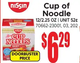Jetro Cup of Noodle offer