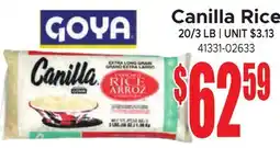 Jetro Canilla Rice offer