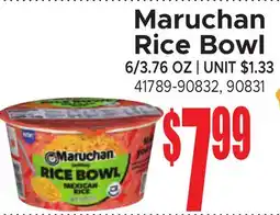 Jetro Maruchan Rice Bowl offer