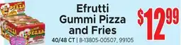 Jetro Efrutti Gummi Pizza and Fries offer