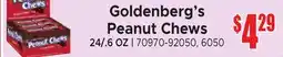 Jetro Goldenberg's Peanut Chews offer