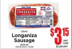 Jetro CIBAO Longaniza Sausage offer