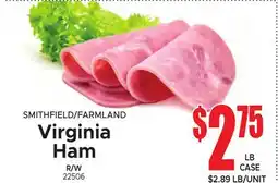 Jetro SMITHFIELD/FARMLAND Virginia Ham offer