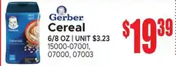 Jetro Gerber Cereal offer