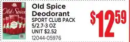 Jetro Old Spice Deodorant SPORT CLUB PACK offer
