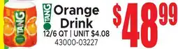 Jetro Orange Drink offer