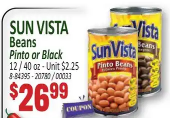 Jetro SUN VISTA Beans Pinto or Black offer