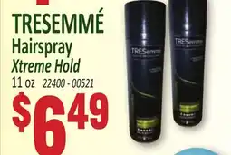 Jetro TRESEMMÉ Hairspray Xtreme Hold offer