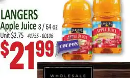 Jetro LANGERS Apple Juice offer