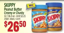 Jetro SKIPPY Peanut Butter Creamy or Chunky offer