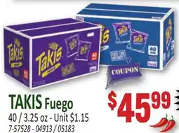 Jetro TAKIS Fuego offer