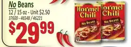 Jetro Hormel Chili No Beans offer