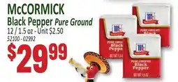 Jetro McCORMICK Black Pepper Pure Ground offer