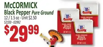 Jetro McCORMICK Black Pepper Pure Ground offer