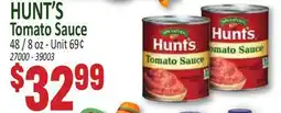 Jetro HUNT'S Tomato Sauce offer