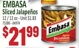 Jetro EMBASA Sliced Jalapeños offer