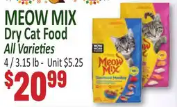 Jetro MEOW MIX Dry Cat Food offer