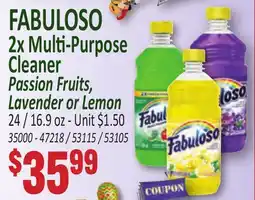 Jetro FABULOSO 2x Multi-Purpose Cleaner offer