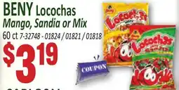 Jetro BENY Locochas Mango, Sandia or Mix offer
