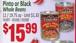 Jetro Pinto or Black Whole Beans offer