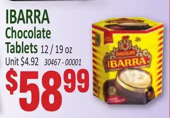 Jetro IBARRA Chocolate Tablets offer
