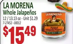Jetro LA MORENA Whole Jalapeños offer