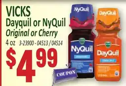 Jetro VICKS Dayquil or NyQuil Original or Cherry offer