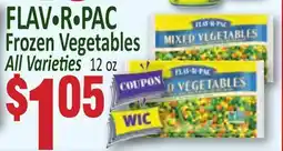 Jetro FLAV•R•PAC Frozen Vegetables offer