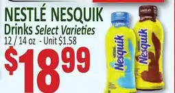Jetro NESTLÉ NESQUIK Drinks offer