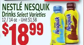 Jetro NESTLÉ NESQUIK Drinks offer