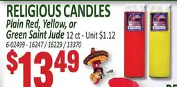 Jetro RELIGIOUS CANDLES offer