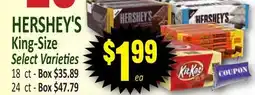 Jetro HERSHEY'S King-Size offer