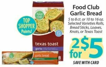 ACME Food Club Garlic Bread offer