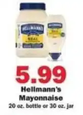 Schnucks Hellmann's Mayonnaise offer