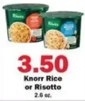 Schnucks Knorr Rice or Risotto offer