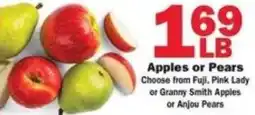 Schnucks Apples or Pears offer