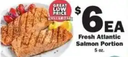 Schnucks Fresh Atlantic Salmon Portion offer