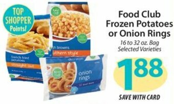 ACME Food Club Frozen Potatoes Or Onion Rings offer