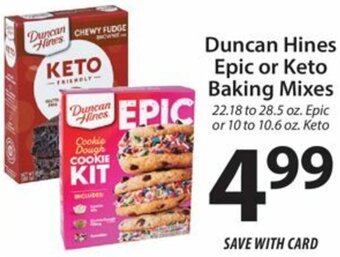 ACME Duncan Hines Epic Or Keto Baking Mixes offer