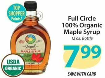 ACME Full Circle 100% Organic Maple Syrup offer