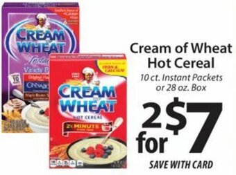 ACME Cream Of Wheat Hot Cereal offer