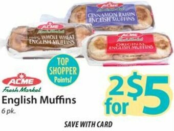 ACME English Muffins offer