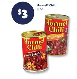 Family Dollar Hormel Chili offer