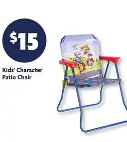 Family Dollar Kids' Character Patio Chair offer
