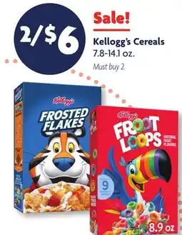 Family Dollar Kellogg's Cereals offer