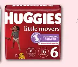 Family Dollar Huggies Little Movers or Snug & Dry Diapers offer