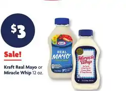 Family Dollar Kraft Real Mayo or Miracle Whip offer