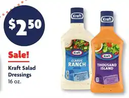 Family Dollar Kraft Salad Dressings offer