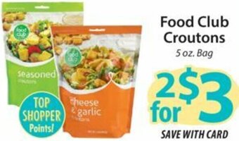 ACME Food Club Croutons offer
