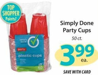 ACME Simply Done Party Cups offer